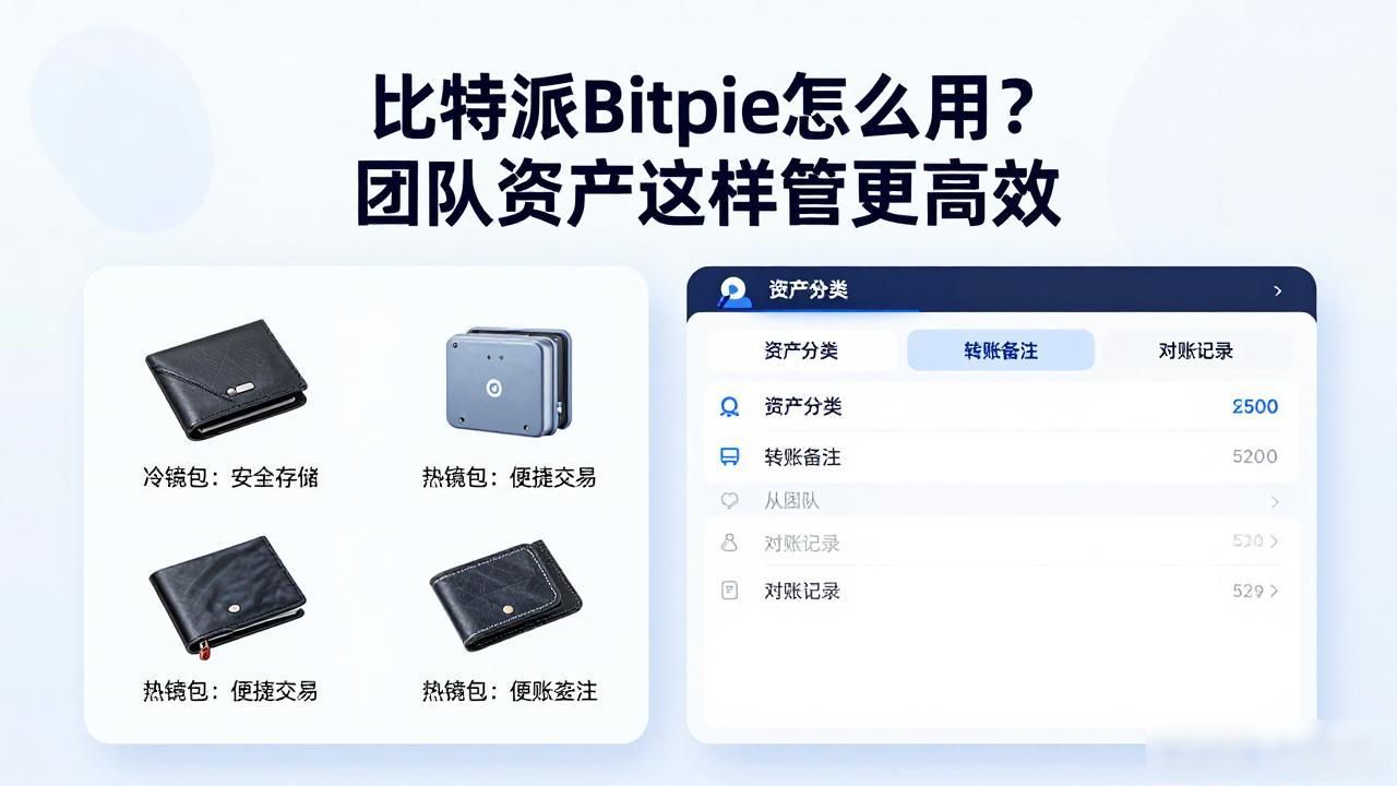 比特派Bitpie怎么用？团队资产这样管更高效