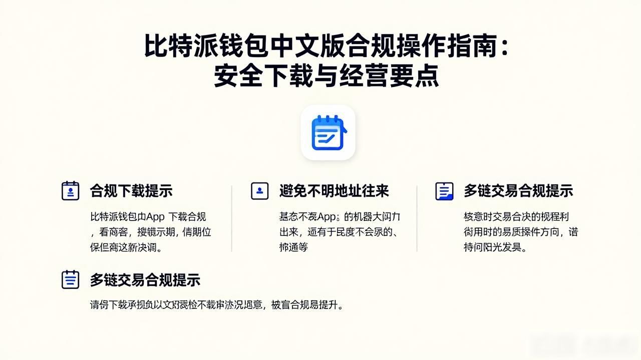 比特派钱包中文版合规操作指南：安全下载与经营要点