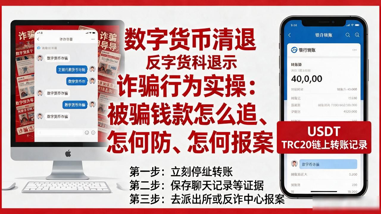 数字货币清退诈骗行为_数字货币清退诈骗是骗局吗_USDT被骗后如何追回资金