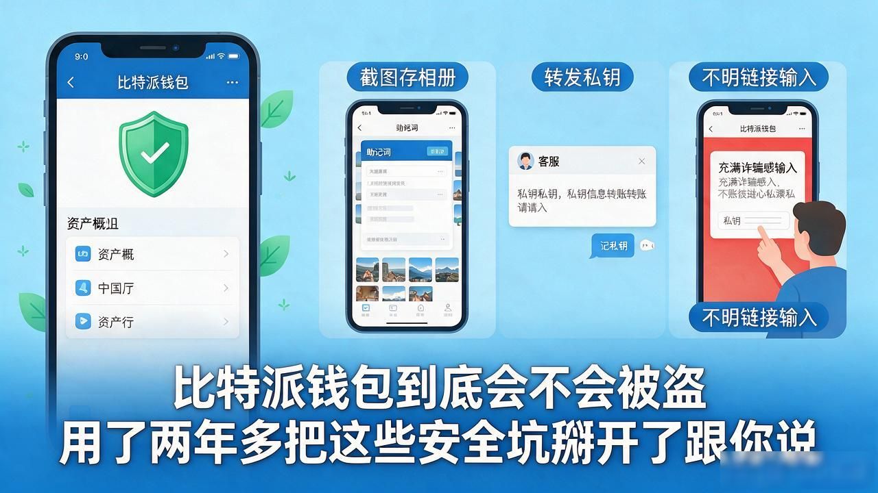 比特派钱包到底会不会被盗 用了两年多把这些安全坑掰开了跟你说