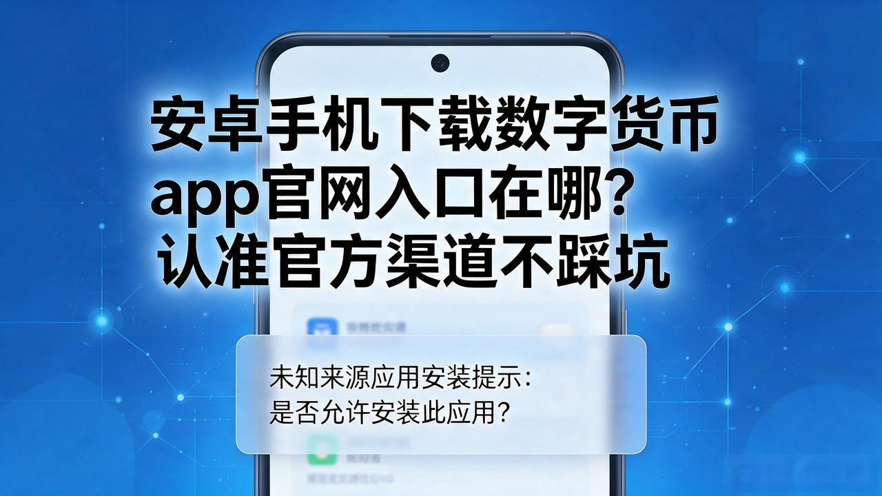 安卓手机下载数字货币app官网入口在哪？认准官方渠道不踩坑