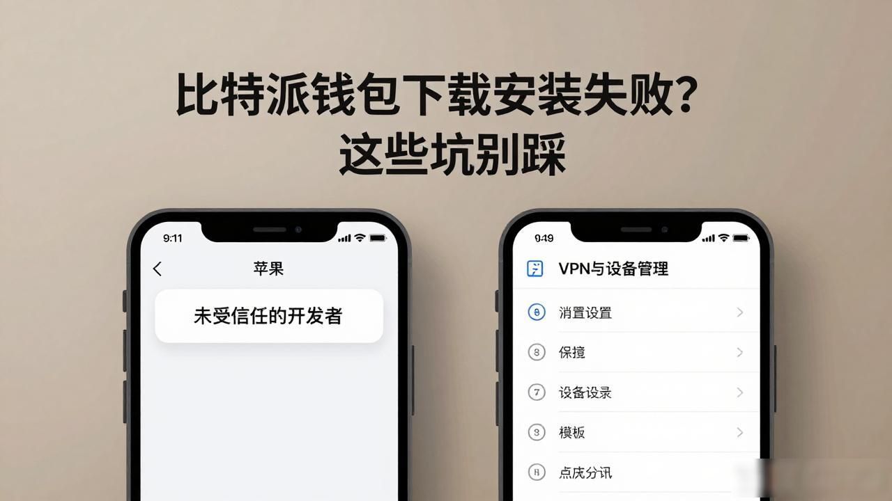 比特派钱包下载安装失败？这些坑别踩