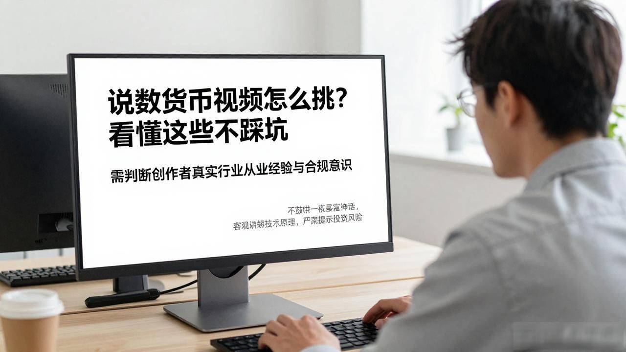 说数字货币视频怎么挑？看懂这些不踩坑