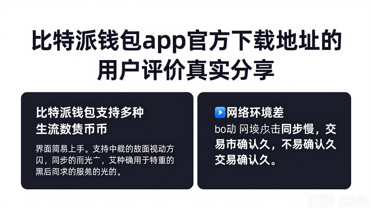 比特派钱包app官方下载地址的用户评价真实分享