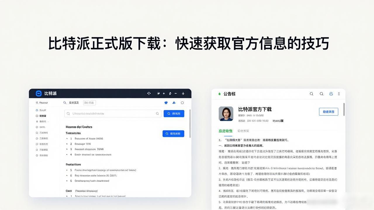 比特派正式版下载：快速获取官方信息的技巧