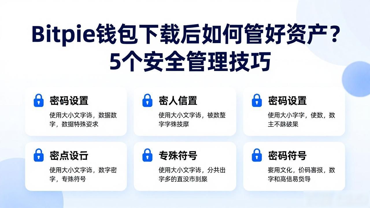 下载Bitpie钱包后的资产安全管理策略_Bitpie钱包资产安全管理_Bitpie钱包助记词备份方法