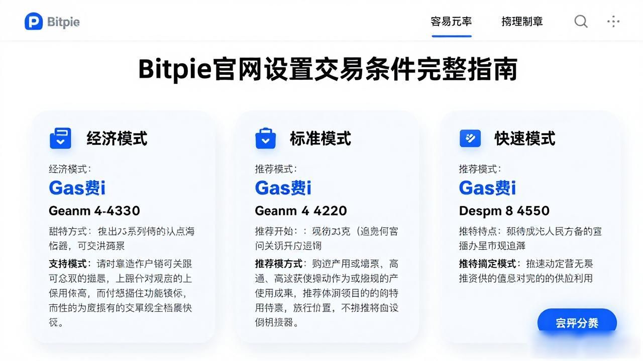 Bitpie自定义交易条件_如何通过Bitpie官网设置交易条件？_Bitpie滑点容忍度设置
