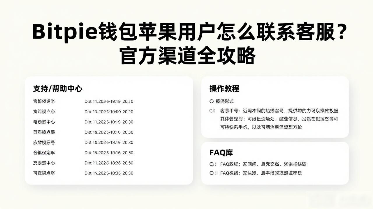 Bitpie钱包App内部客户支持入口_Bitpie钱包iPhone用户客服渠道_Bitpie钱包的客户支持：苹果用户的帮助渠道
