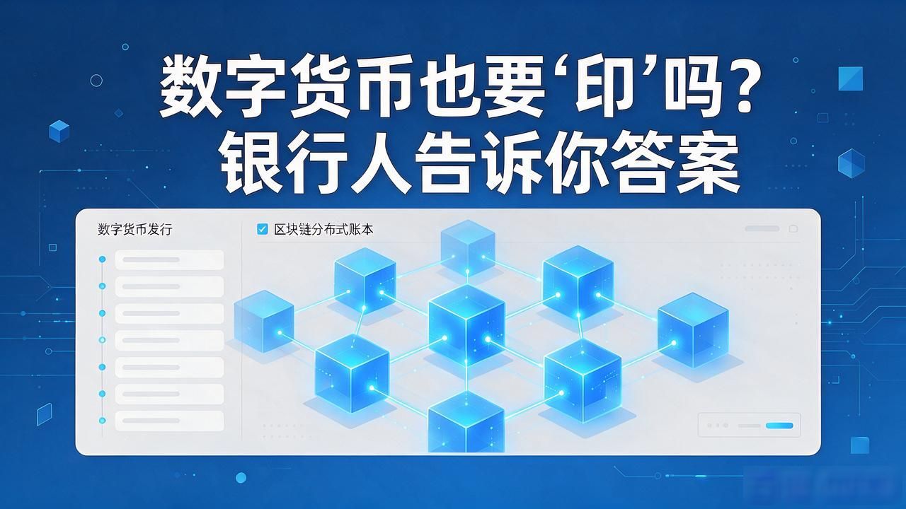 数字货币也要"印"吗？银行人告诉你答案