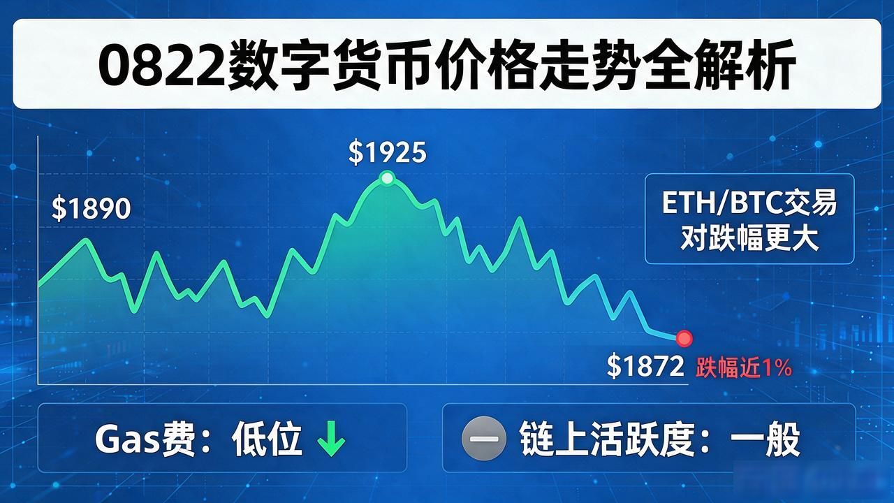 0822数字货币价格走势全解析