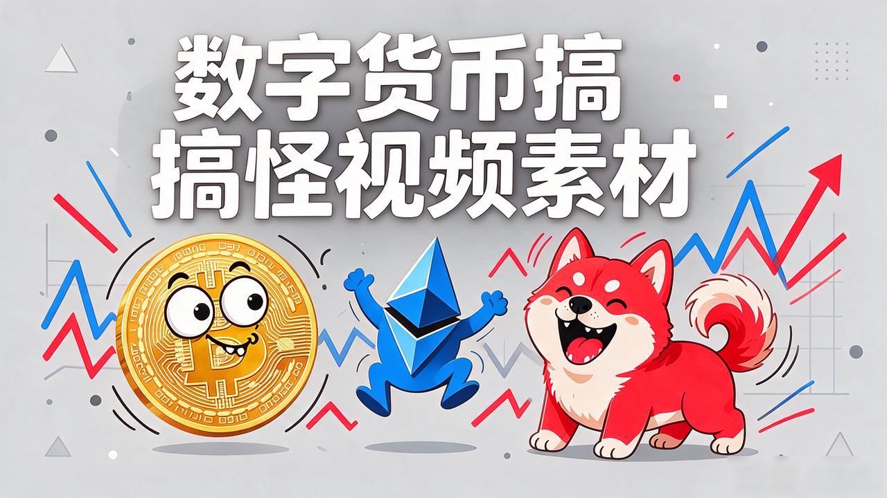 数字货币搞怪视频素材：让加密内容更有趣的必藏资源