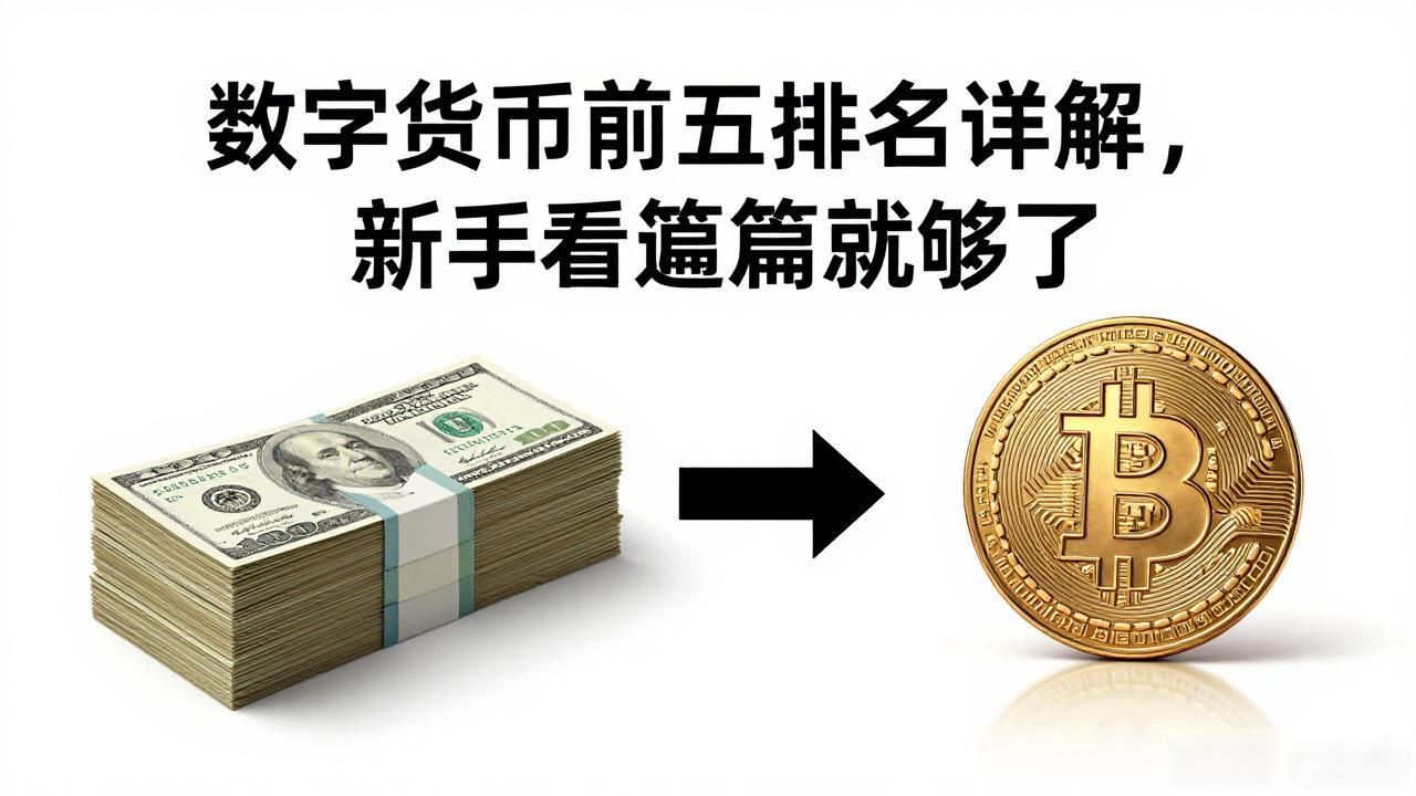 数字货币前五排名详解，新手看这篇就够了
