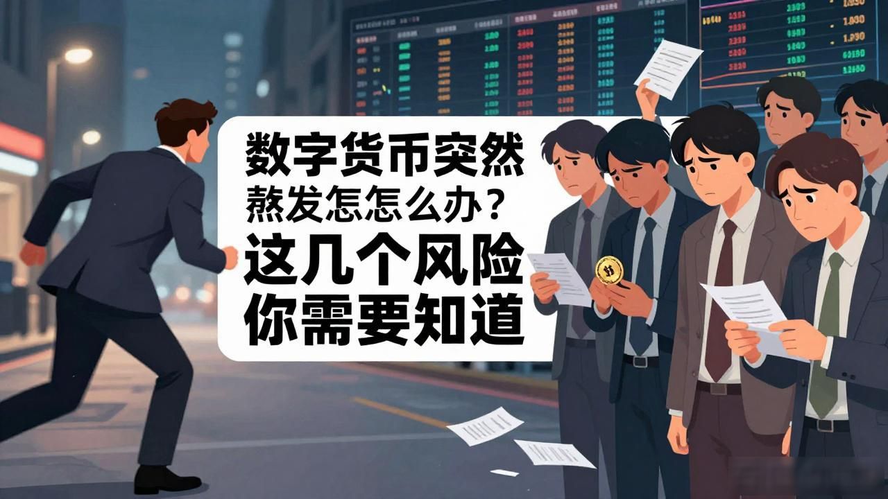 数字货币突然蒸发怎么办？这几个风险你需要知道