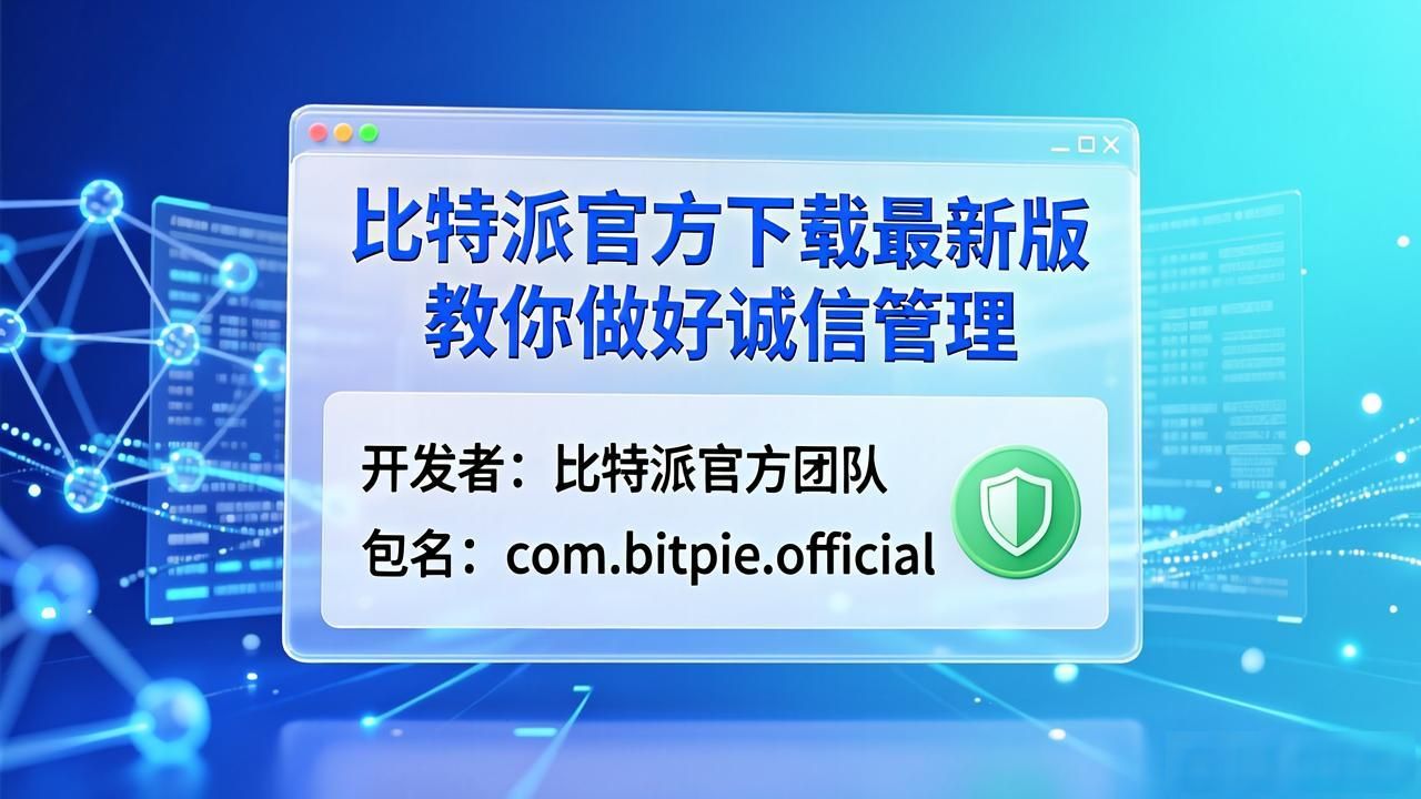 比特派官方下载最新版 教你做好诚信管理