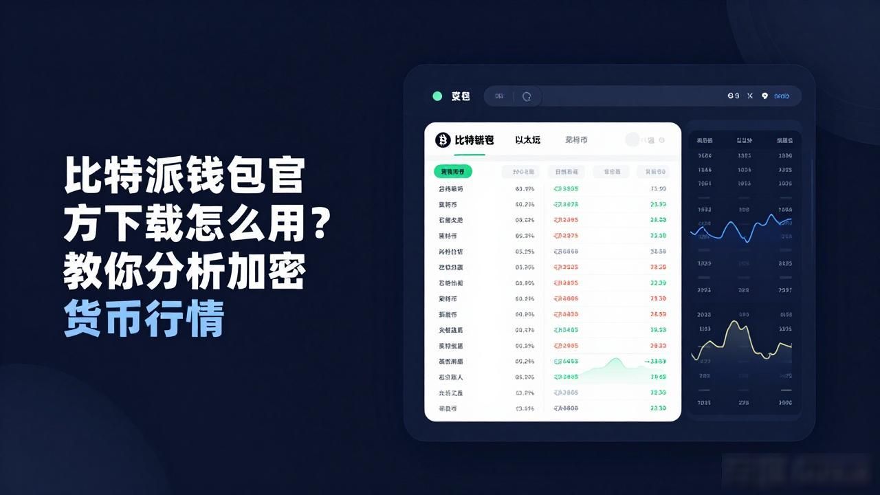 比特派钱包官方下载怎么用？教你分析加密货币行情