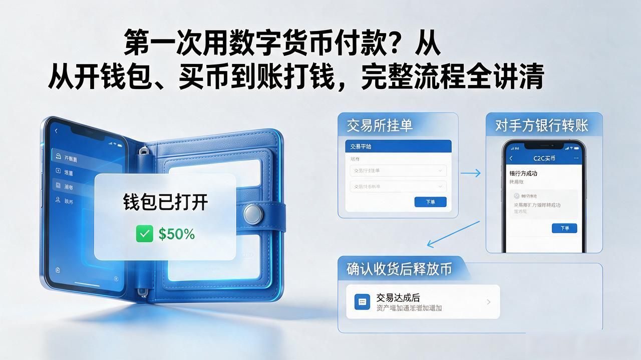 USDT付款流程详解_数字货币付款流程_TRC20与ERC20链选择指南