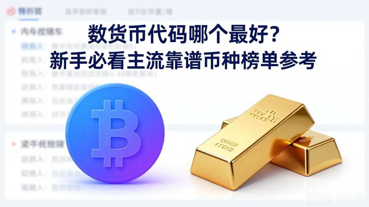 数字货币代码哪个最好_主流数字货币代码含义解析_数字货币代码排行新手必看