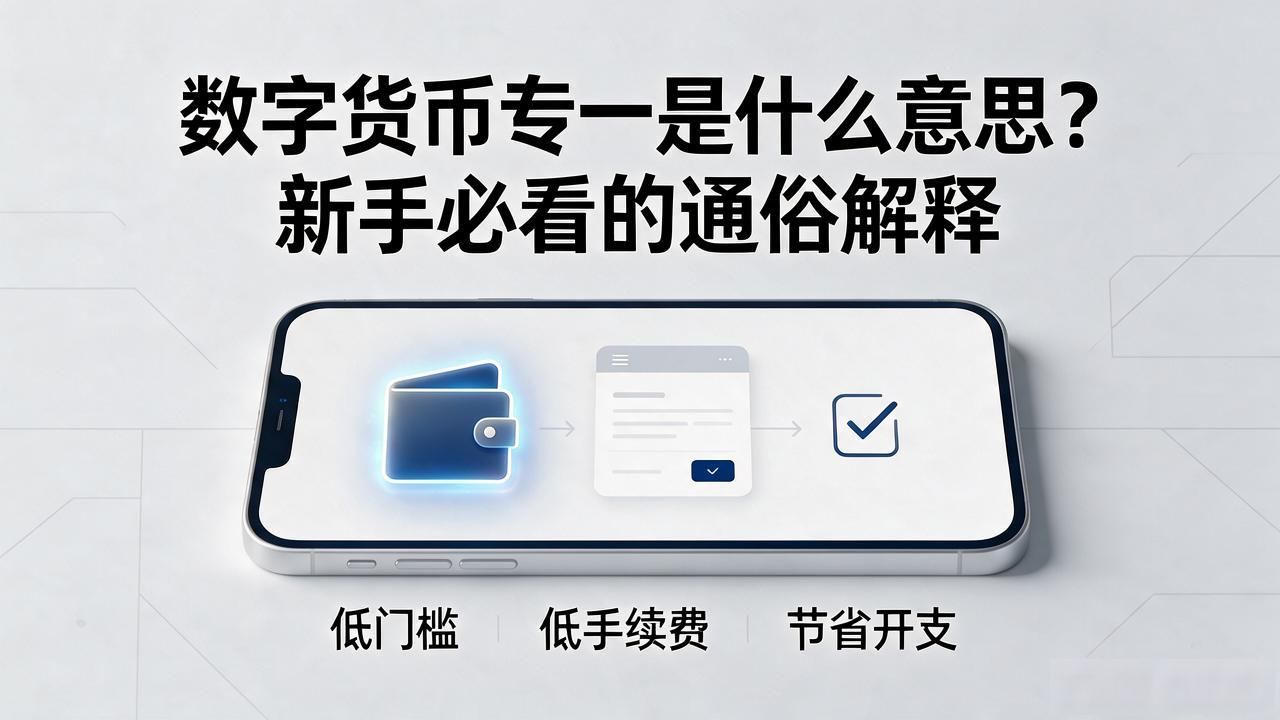数字货币专一是什么意思？新手必看的通俗解释