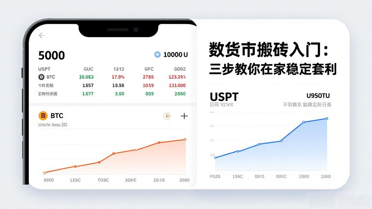 数字货币搬砖入门：三步教你在家稳定套利