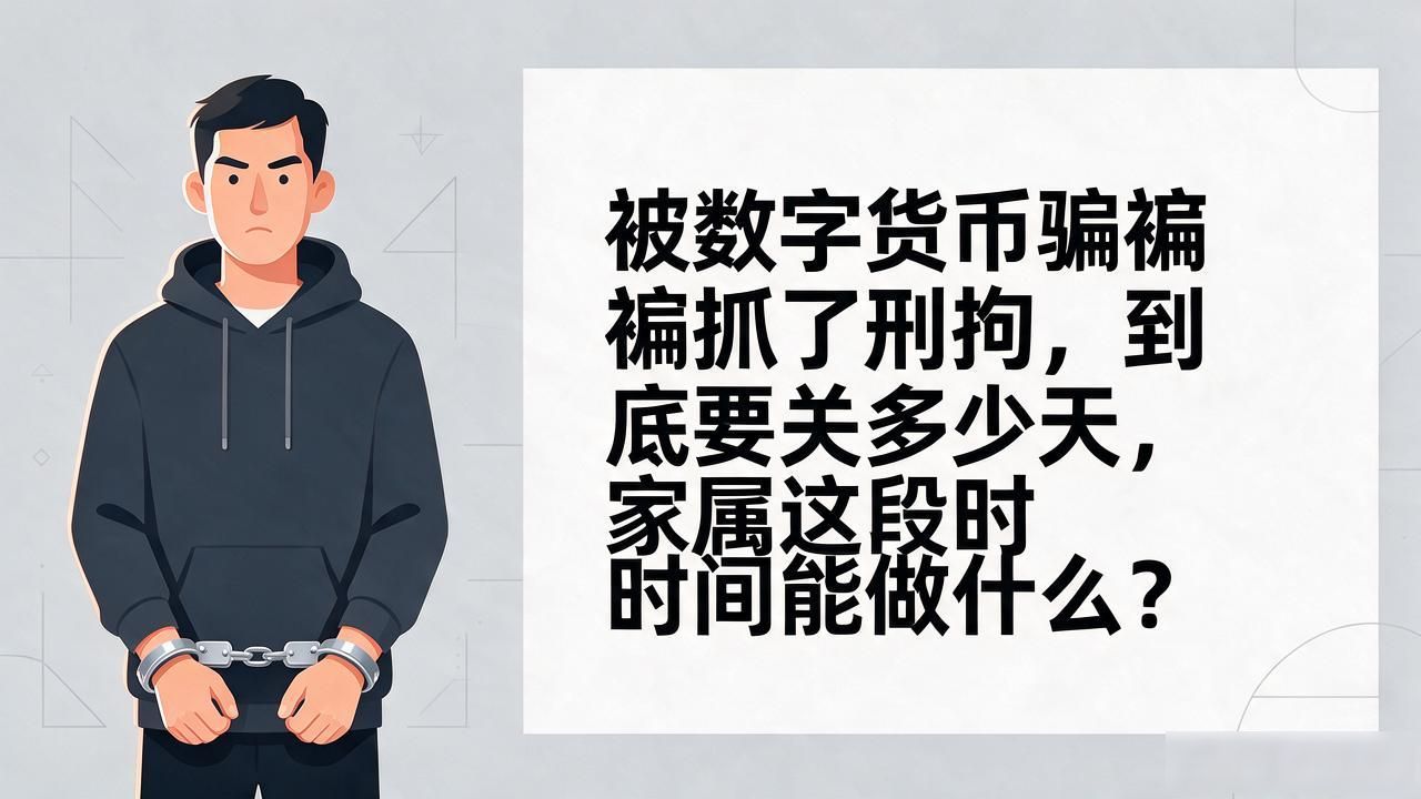 被数字货币骗局抓了刑拘，到底要关多少天，家属这段时间能做什么