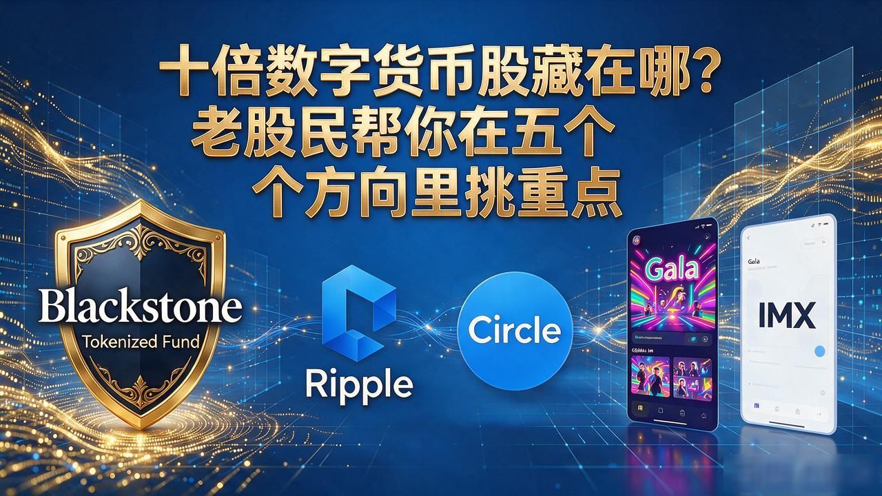 十倍数字货币股藏在哪？老股民帮你在五个方向里挑重点