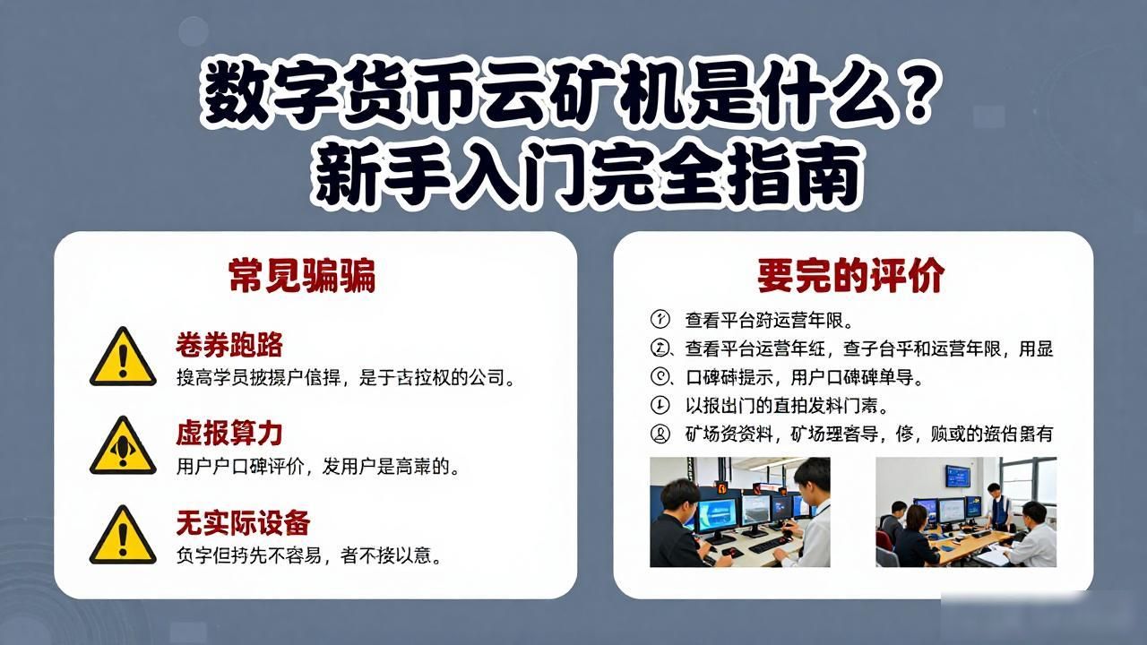 数字货币云矿机是什么？新手入门完全指南