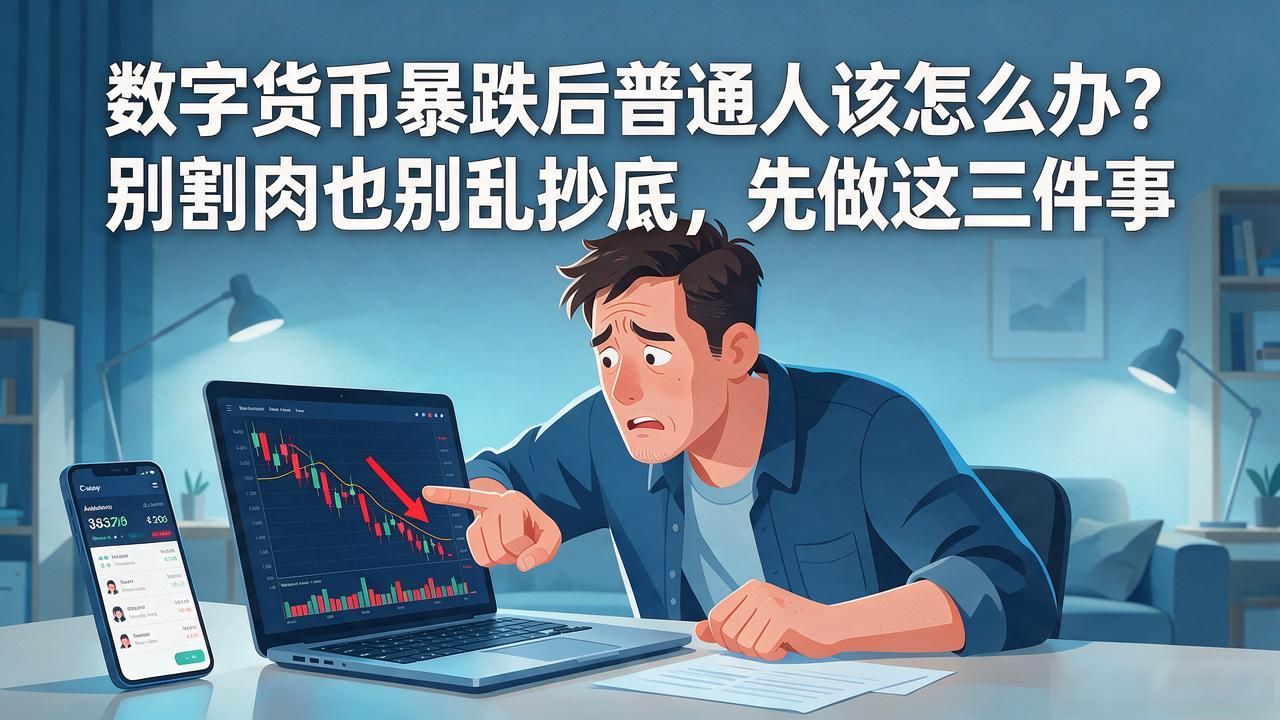 数字货币暴跌后普通人该怎么办？别割肉也别乱抄底，先做这三件事