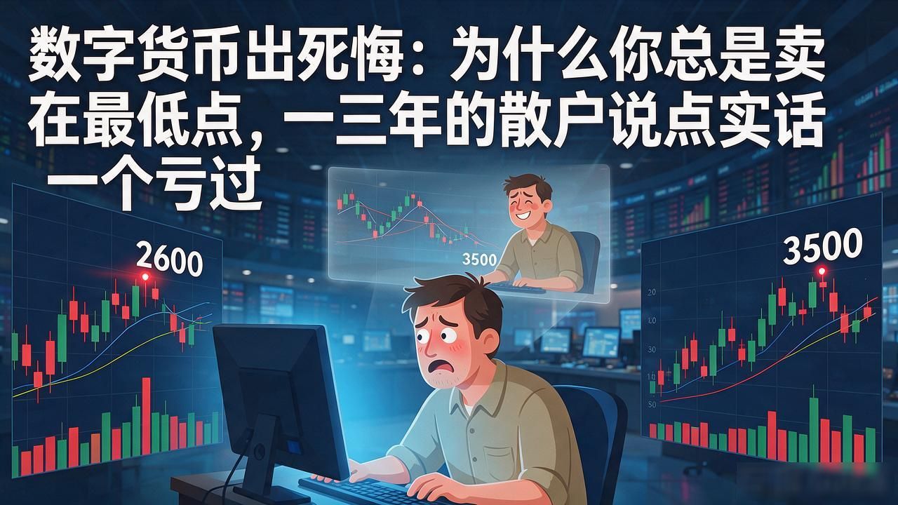 数字货币出死悔：为什么你总是卖在最低点，一个亏过三年的散户说点实话