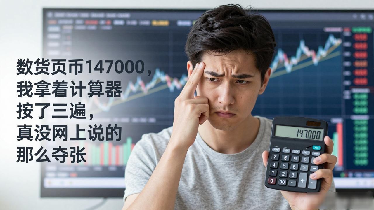 数字货币147000，我拿着计算器按了三遍，真没网上说的那么夸张