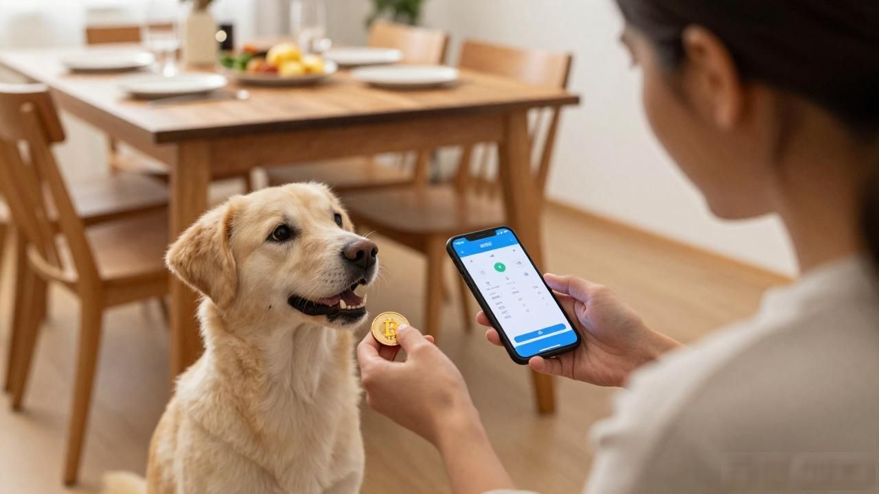 狗狗的饭钱，我用比特币付