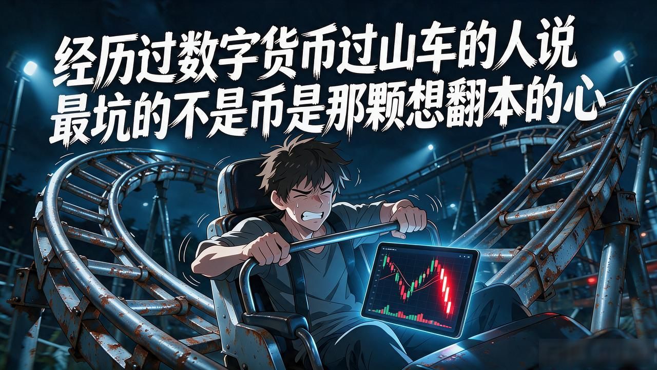 经历过数字货币过山车的人说 最坑的不是币是那颗想翻本的心