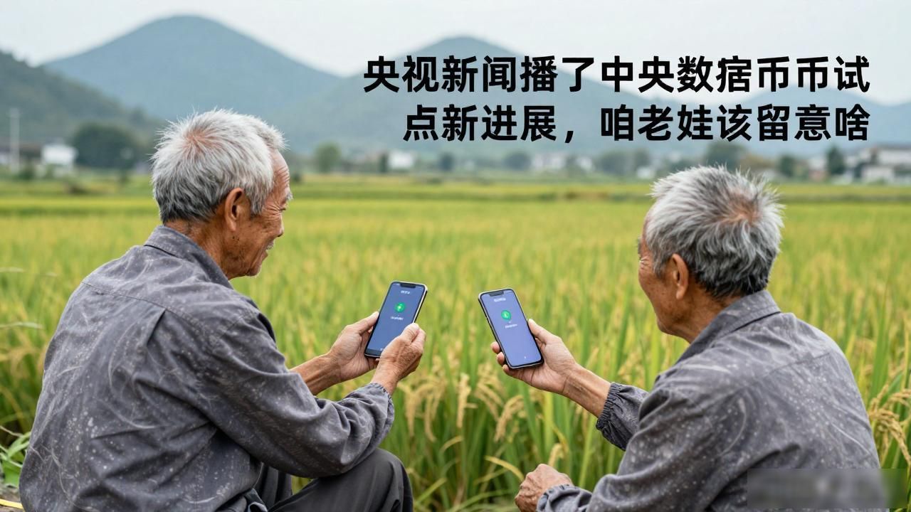 央视新闻播了中央数字货币试点新进展，咱老百姓该留意啥
