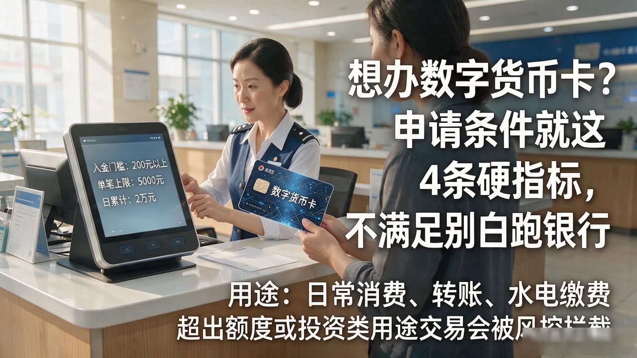 数字货币卡申请条件_数字货币卡实名认证要求_数字货币卡申请条件