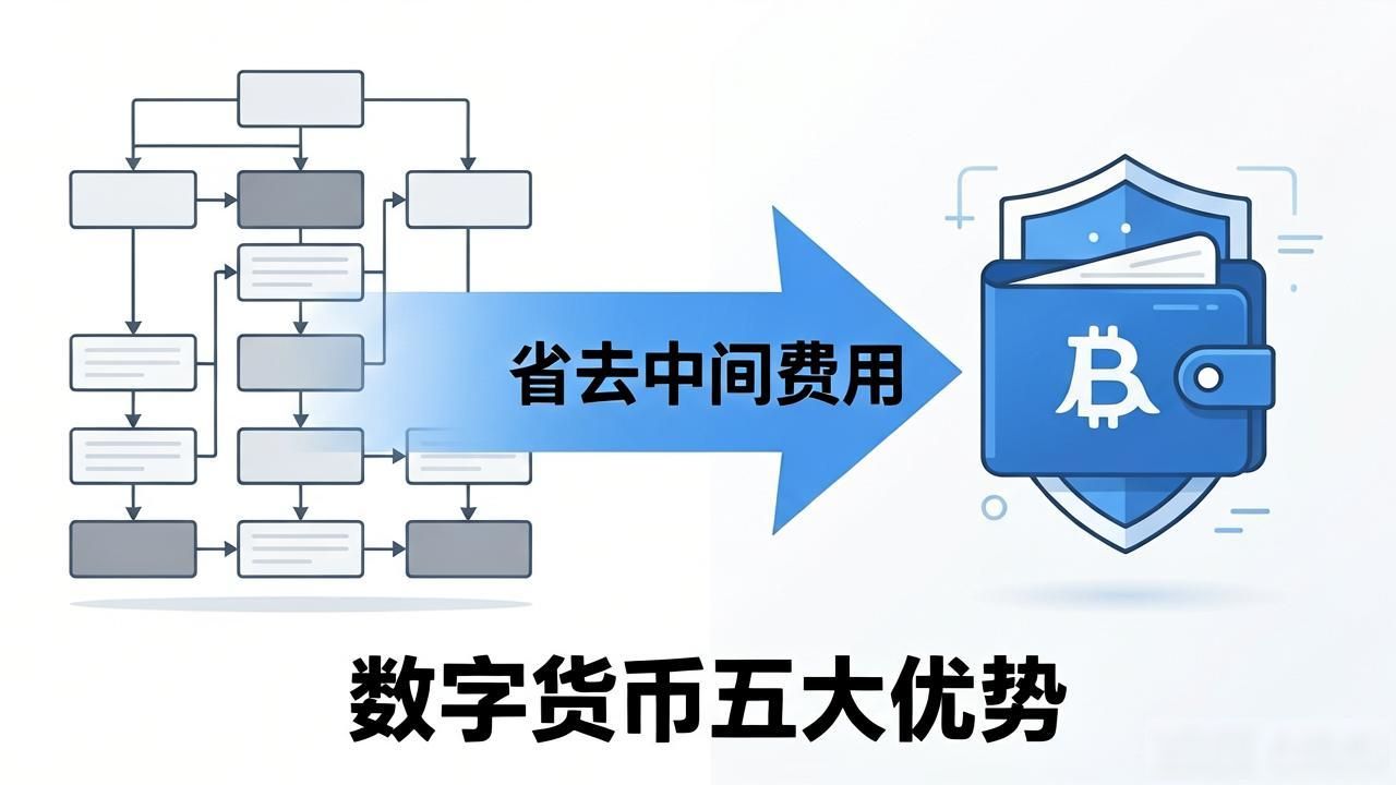 数字货币有啥好？五大优势让你秒懂它为什么香