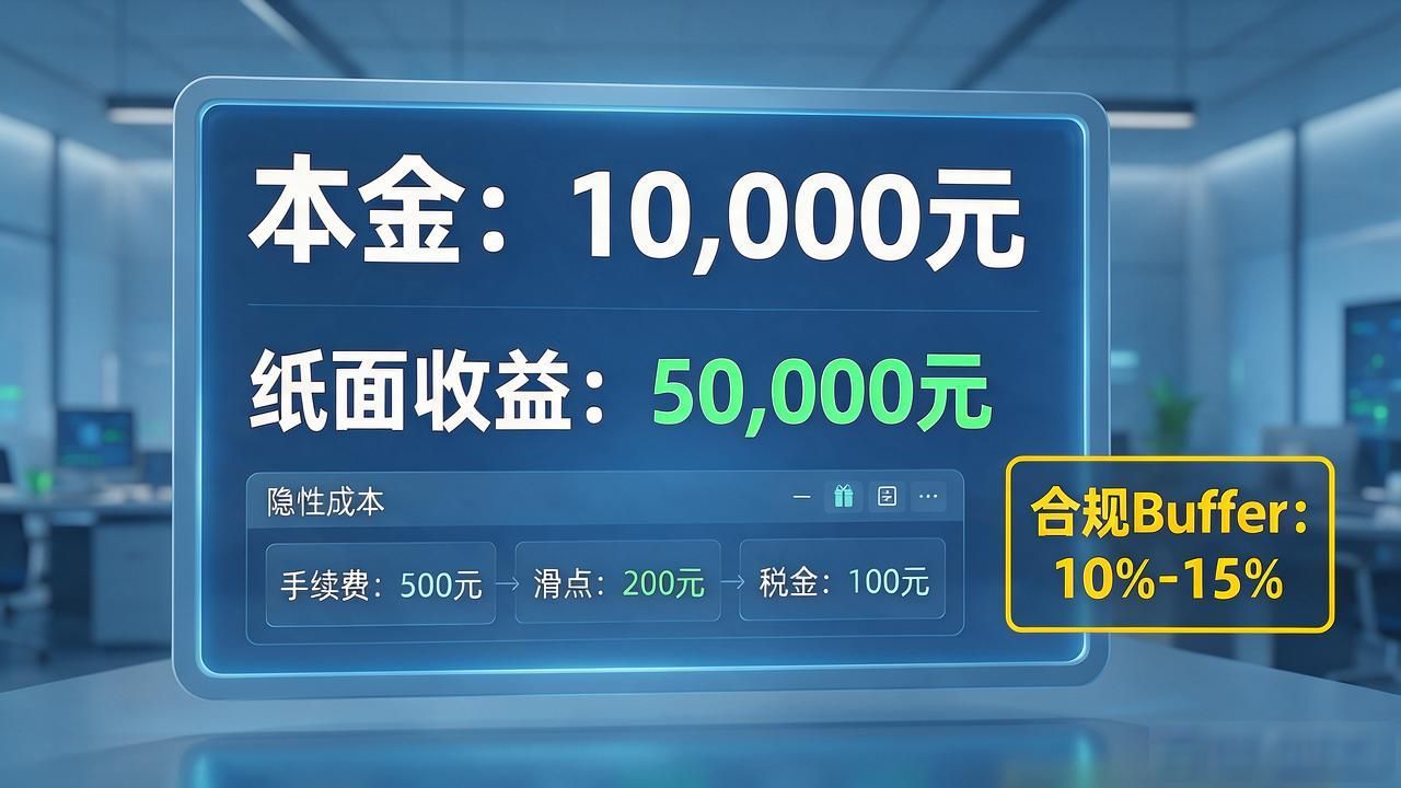 数字货币涨幅收益怎么算？扣掉手续费和滑点，1万变5万真没那么神