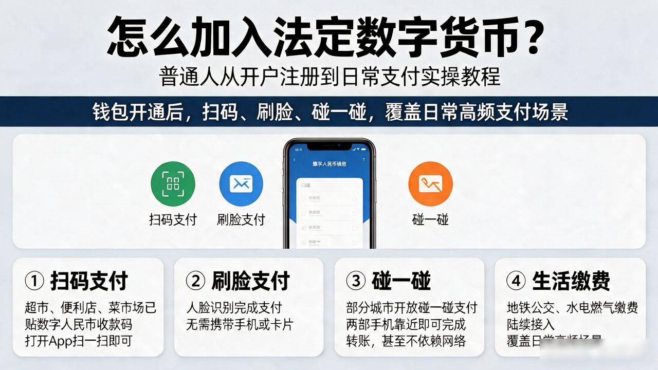 数字人民币使用教程_怎么加入法定数字货币_数字人民币App下载注册