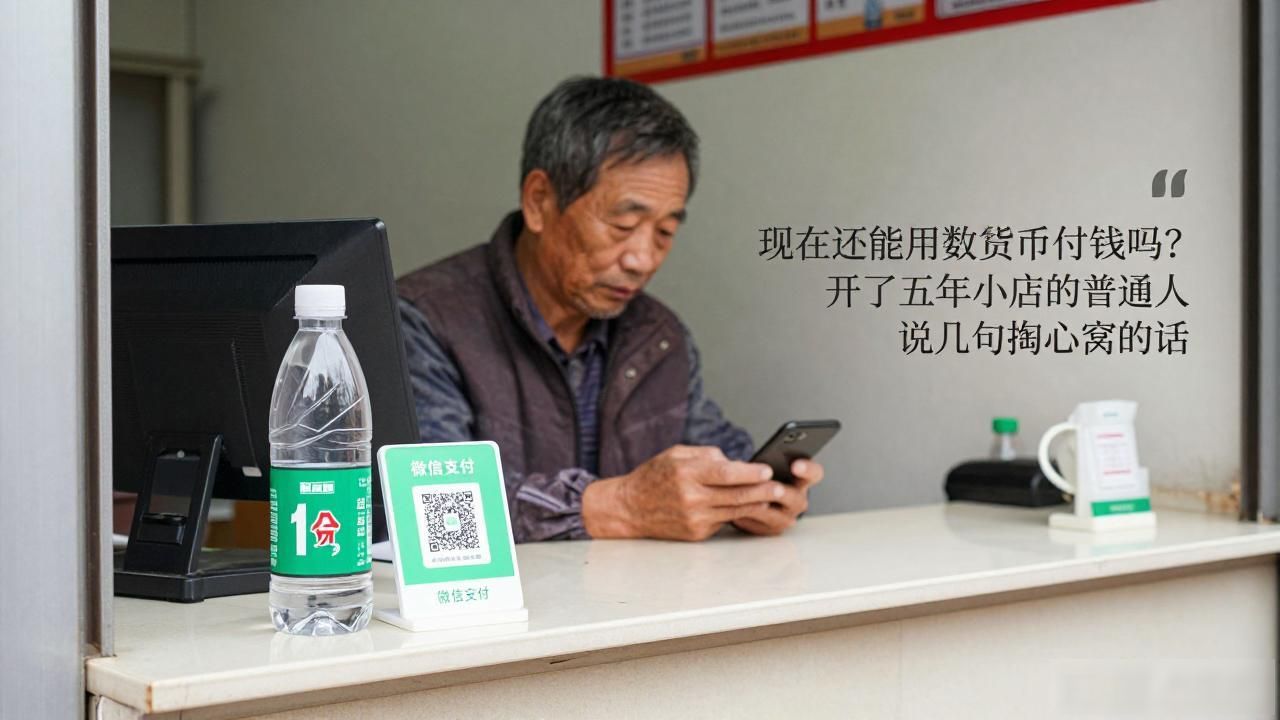 现在还能用数字货币付钱吗？开了五年小店的普通人说几句掏心窝的话