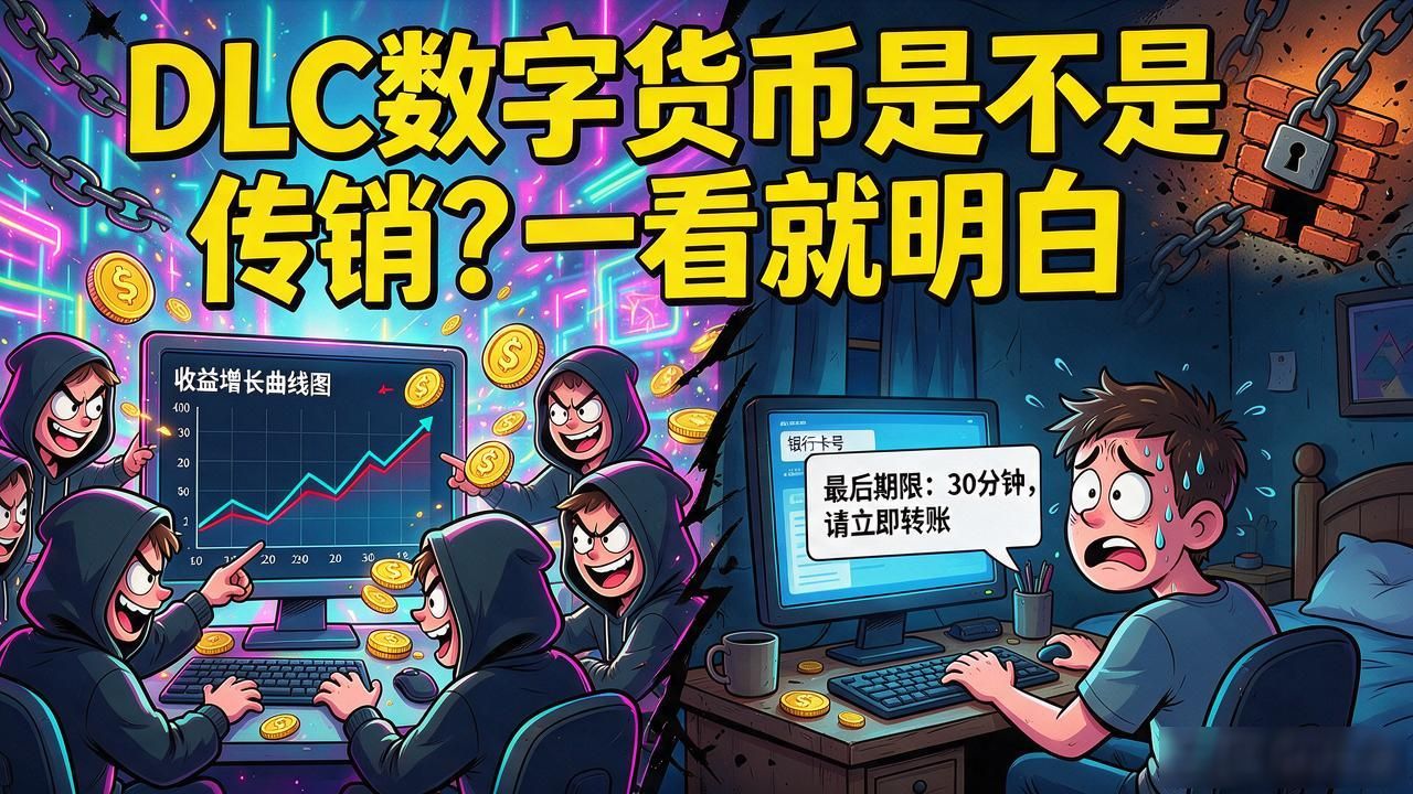 DLC数字货币是不是传销？一看就明白
