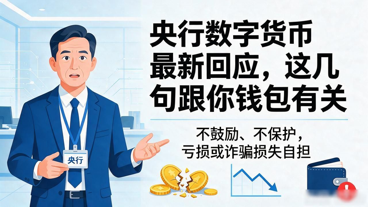 央行数字货币最新回应，这几句跟你钱包有关