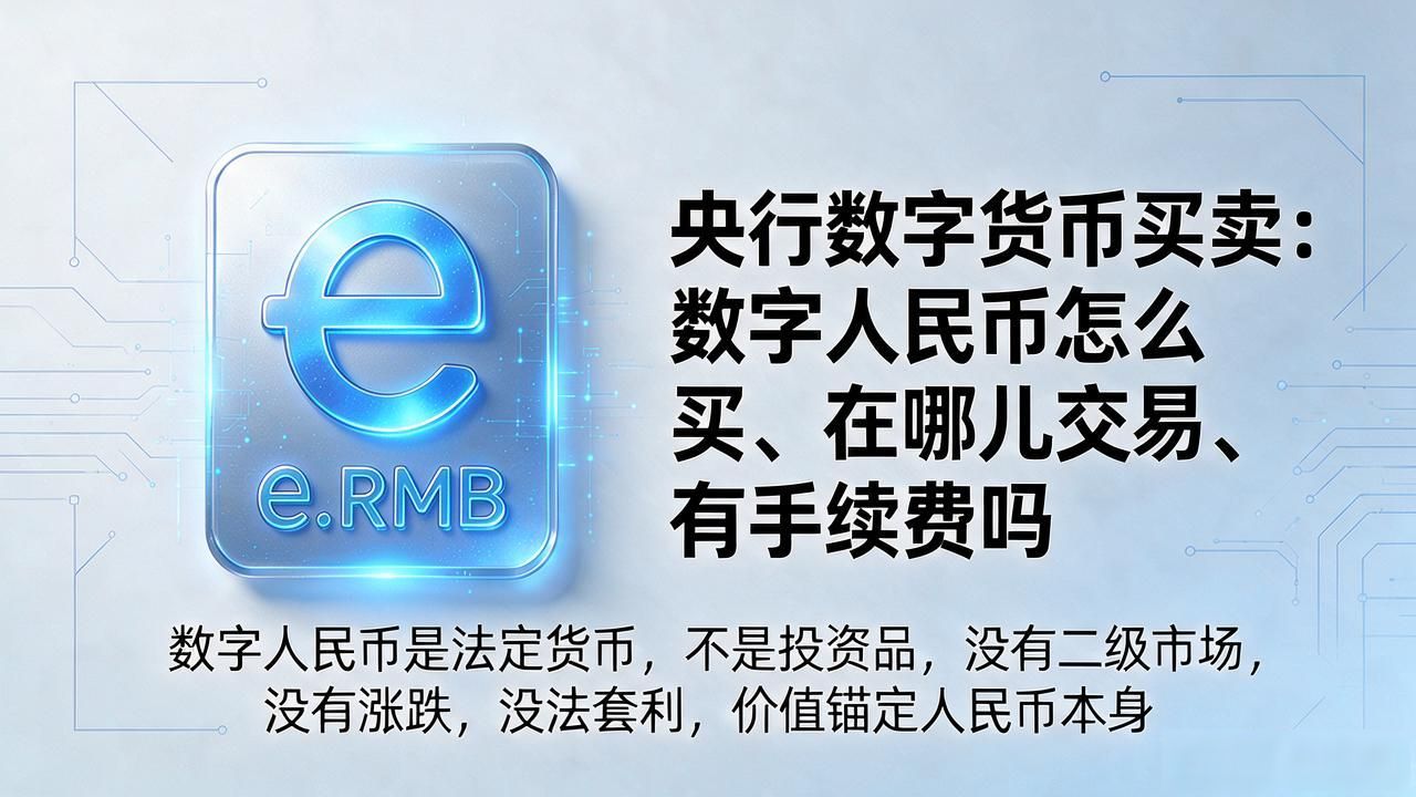 数字人民币使用场景_数字人民币兑换方式_央行数字货币买卖