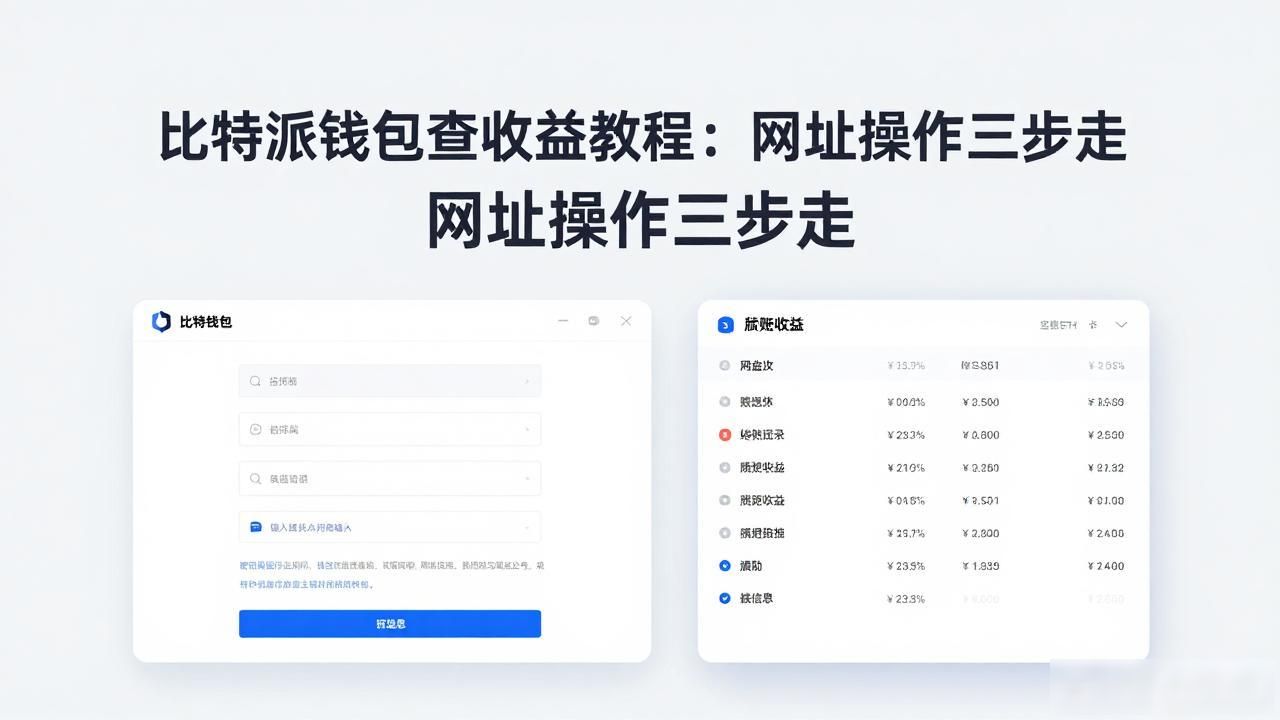 如何通过比特派钱包网址准确查看收益？_资产管理页面收益数据_比特派钱包收益查看