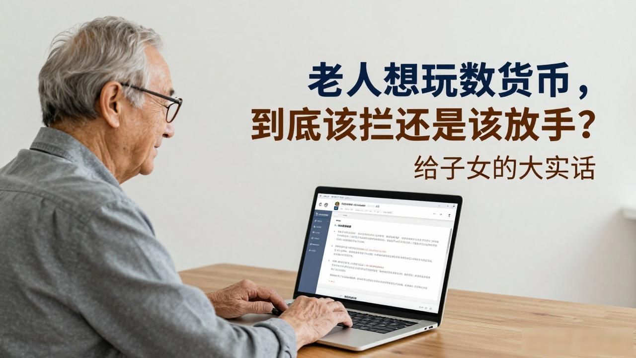 老人想玩数字货币，到底该拦还是该放手？给子女的大实话