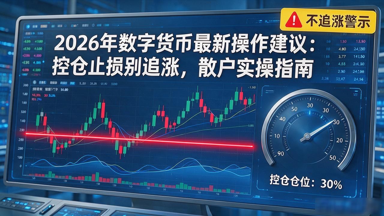 2026年数字货币最新操作建议：控仓止损别追涨，散户实操指南