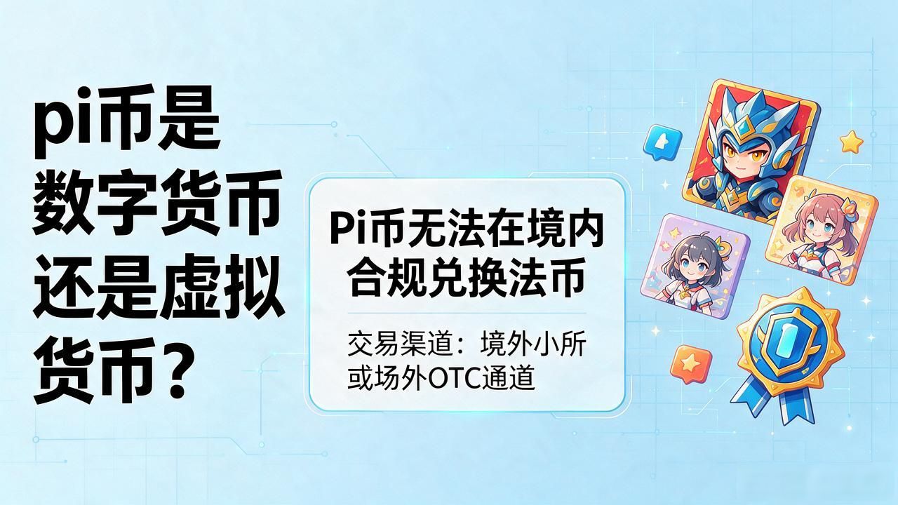 pi币是数字货币还是虚拟货币？2026年别再看走眼了