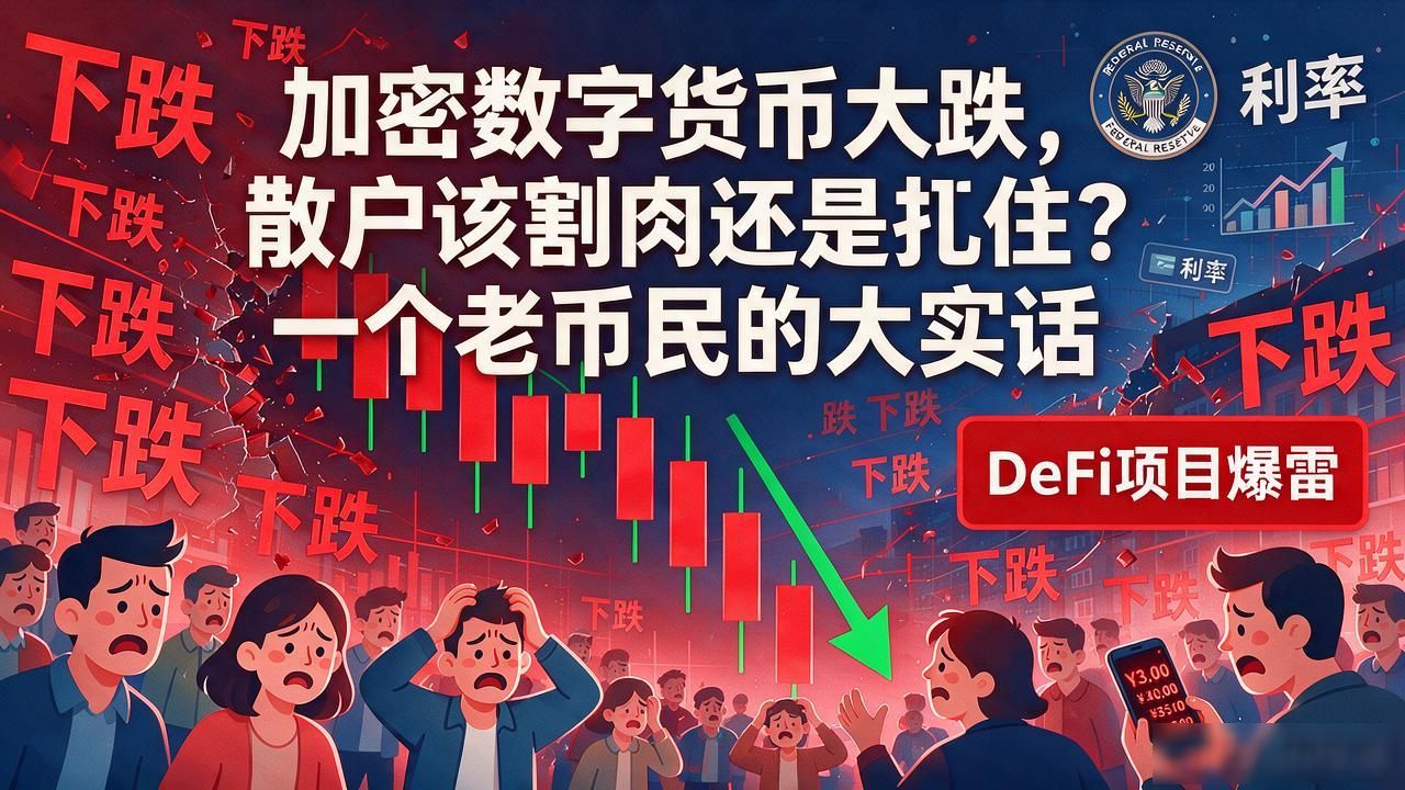 加密数字货币大跌，散户该割肉还是扛住？一个老币民的大实话