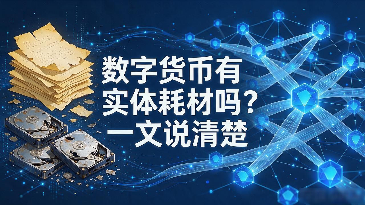 数字货币有实体耗材吗？一文说清楚