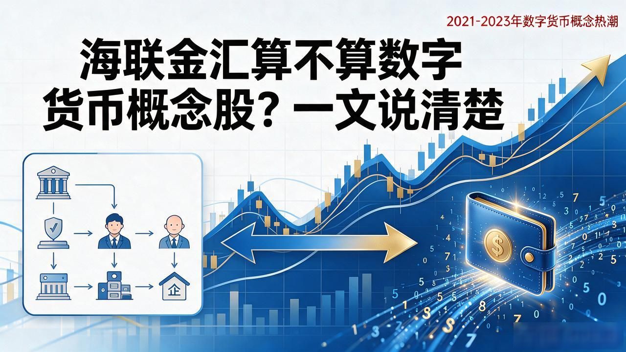 海联金汇算不算数字货币概念股？一文说清楚