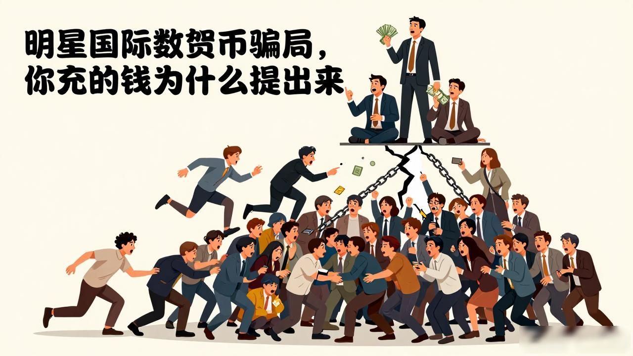 明星国际数字货币骗局，你充的钱为什么提不出来